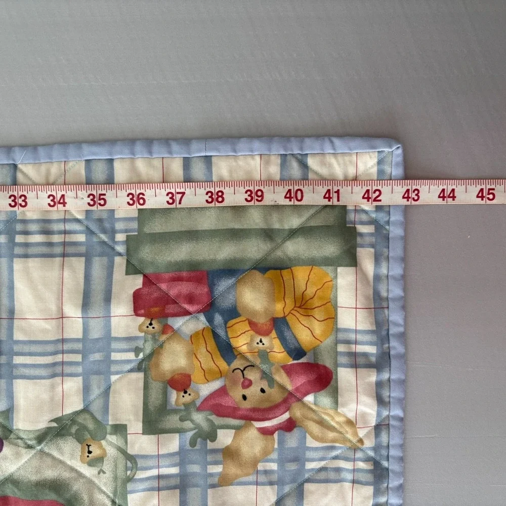 Gorgeous Handmade Cotton QUILT 43x34